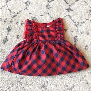 Cat & Jack Plaid Christmas Dress